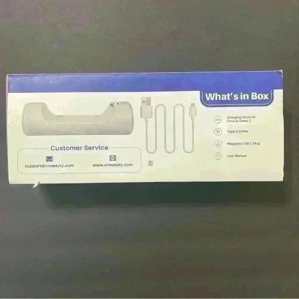 Metory Charging Station for Oculus Quest 2, Charging Dock Magnetic Usb C Plug - Picture 10 of 10